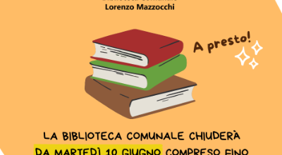 Grafica Chiusura estiva biblio Grafica Chiusura estiva biblio