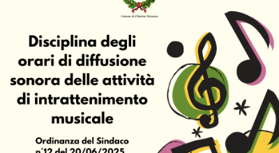 Ordinanza musica Ordinanza musica